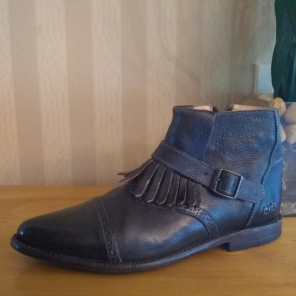 Bed Stu Dark Leather Ankle Booties - Picture 2 of 16